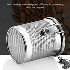 Tea Infuser, Stainless Steel Seasoning Strainer with Tea Basket and Lid Tea Strainers for Loose Tea Mesh Microporous Filtration Spice Infuser for Brew Tea, Spices & Seasonings (3.2L) - Image 2