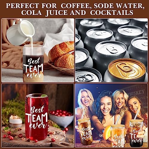 6 Set Employee Appreciation Gifts Glass Cups, Novelty Style - Image 6