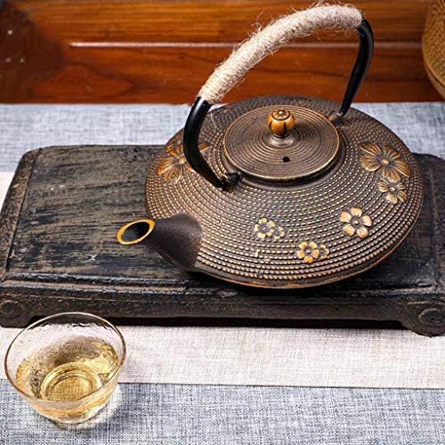Japanese Style Cast Iron Teapot Kettle 0.9L - Image 2
