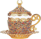 Alisveristime Gelincik Crystal Turkish Coffee Set, 27 Pc (Mix) - Image 6