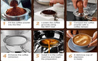 58.5mm,Espresso Accessories Kit, 24PCS Coffee Tamper Set ， Barista Kit, WDT Tool,stainlesss Frothing Pitcher, Stirrer, Tamper Mat, Latte Art Pen ， Coffee puck screen - Image 6