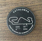 Formula 1 Racing Circuit Coaster Set with Holder, Cork Bottom, Monaco Silverstone Austin Catalunya Monza Track Design, Motorsport Fan Gift, Desk Decor - Image 6