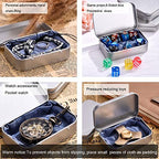 Hotop 40 Pack Metal Rectangular Empty Hinged Tins 3.75 x 2.45 x 0.8 Inch Box Containers with Lids Mini Portable Box Small Storage Kit, Home Organizer (Silver) - Image 4
