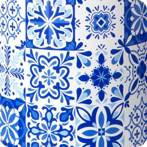 Swig Life 24oz Insulated Party Cup with EZ Slider Lid, Indigo Tiles - Image 2