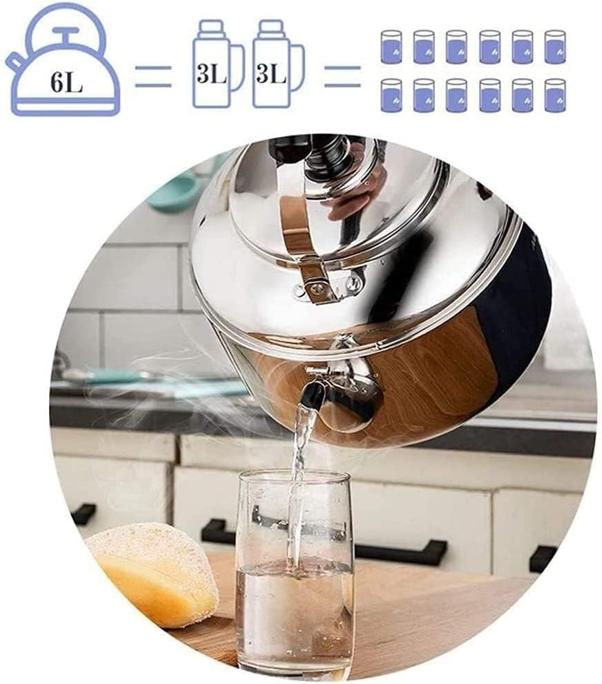 Stovetop Teapot For Home And Restaurant Stovetop Induction Whistling Kettle 304 Stainless Steel Tea For Pot(7.5L) - Image 6