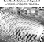 Tea Infuser, Stainless Steel Seasoning Strainer with Tea Basket and Lid Tea Strainers for Loose Tea Mesh Microporous Filtration Spice Infuser for Brew Tea, Spices & Seasonings (3.2L) - Image 7