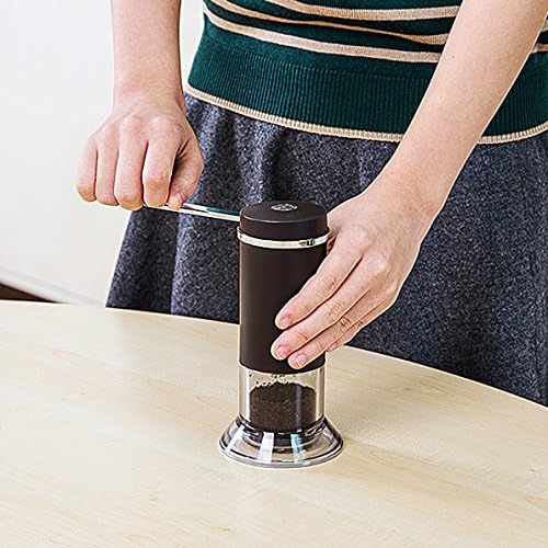 MILLU Japanese Ceramic Burr Manual Hand Crank Mill Coffee Grinder MI-002 Japan Import Made in Japan - Image 2