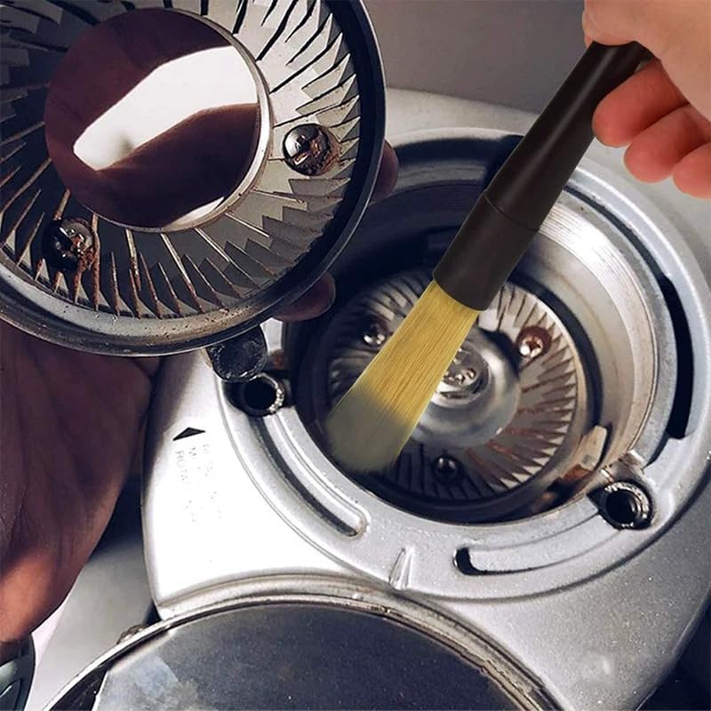 Dual Head Coffee Grinder Cleaning Brush with Long Handle for Espresso Machine - Image 6