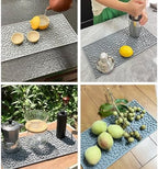 16"x8" Coffee Tamper Mat, Non-Slip Espresso Tamping Station with Drip Tray for Portafilter, Coffee Grounds, and Spills, Easy-Clean Barista Accessories for Countertop Protection - Image 7