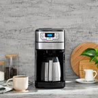 Cuisinart Automatic Grind & Brew 10-Cup Coffee Maker with Blade Grinder, Programmable Coffee Machine Glass Carafe with 1-4 Cup Setting, Brew Pause, Grind-Off Option, DGB-450NAS, Black/Stainless Steel - Image 2