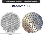 Compatible For Breville Espresso Machine 1 pcs Barista DIY Accessories 58.5mm 53mm 51mm Reusable Coffee Puck Screen Filter 0.8mm(58.35mm) - Image 2