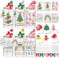 Vesici 6 Set Christmas Teacher Appreciation Gifts Glasses Cups 16 oz Women Drink Cup with Lid Straw and Stopper Can Shaped Thank You End of Year Gifts for Teacher from Student School Present(Classic) by Vesici