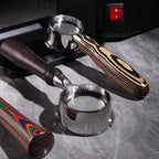 Coffee Bottomless Portafilter, Compatible For IKAPE,Colored Wooden Handle 51mm / 54mm / 58mm(54MM-Breville) - Image 3