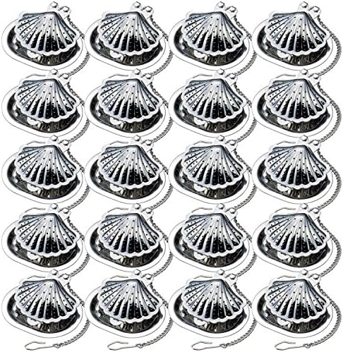 Nagao Tea Strainer, Shell Shape, Set of 20, Made in Japan by Unknown