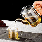 LJYT Glass Teapot Stovetop Safe Glass Teapot with Removable Infuser Stovetop Safe Glass Tea Kettle,Tea Pot for Loose Leaf Tea,for Tea Maker for Home Office (Color : B, Size : 500ML) - Image 4