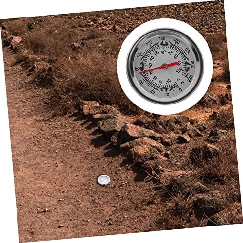 Kisangel 3pcs Stainless Steel Thermometer Extended Probe for Accurate Measurement - Easy to Clean Garden Tool for Composting and Plant Care - Image 2