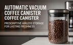 Haofy Automatic Vacuum Coffee Canister Rechargeable Glass Airtight Storage Container 2000mAh Lithium Battery LED Display Real Time Pressure Sensor for Coffee Beans Freshness - Image 4