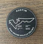 Formula 1 Racing Circuit Coaster Set with Holder, Cork Bottom, Monaco Silverstone Austin Catalunya Monza Track Design, Motorsport Fan Gift, Desk Decor - Image 5