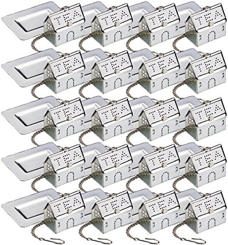 Nagao Tea Strainer, House Shape, Set of 20, Made in Japan by Unknown