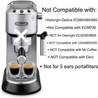 51mm Portafilter 2 Ears with Double Spout for Delonghi Stilosa EC260 - Image 4